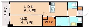 ウイングス折尾の物件間取画像